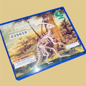 Wooden 3D Parasurolohus Puzzle